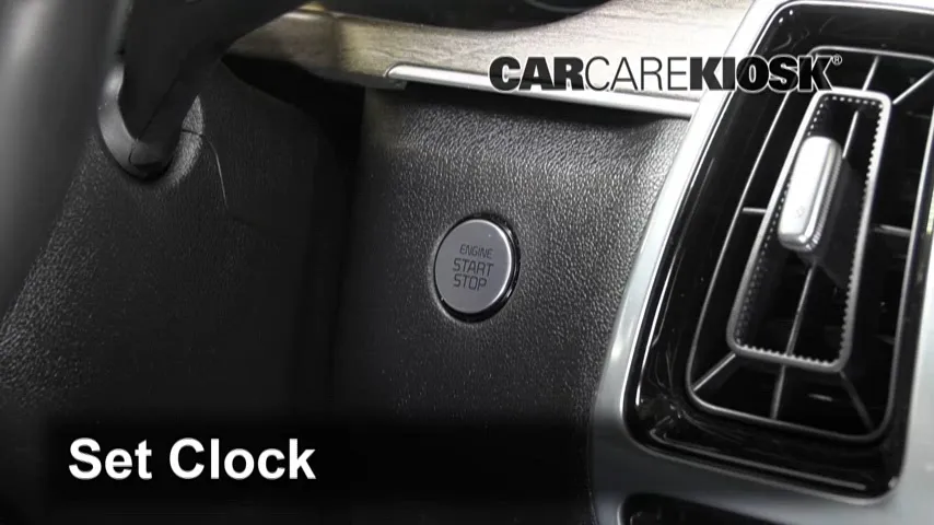 2021 Kia Sorento SX 2.5L 4 Cyl. Turbo Reloj Fijar hora de reloj